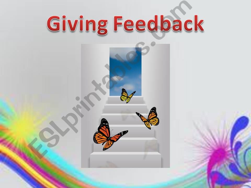 Giving Feedback powerpoint