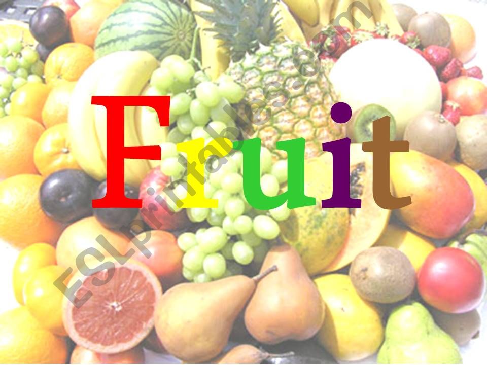 Fruit Quiz powerpoint