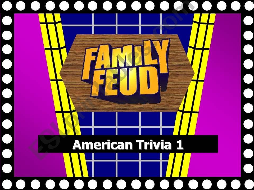 Family Feud Questions about the US