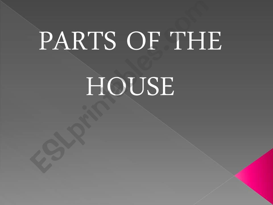  parts of the house powerpoint