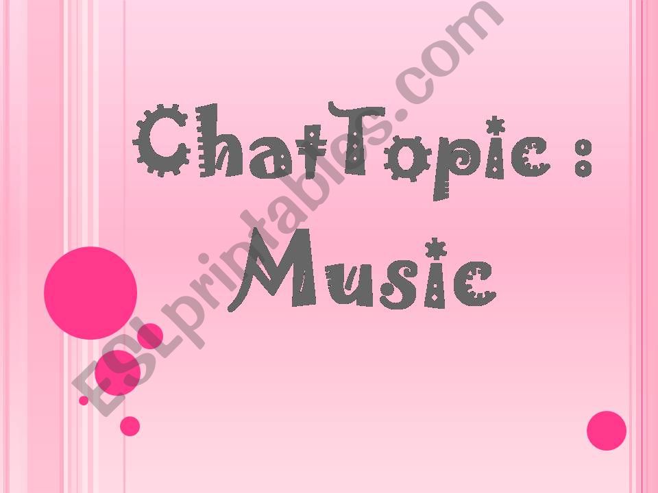 Chat: Music powerpoint