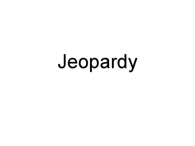 Middle School Jeopardy-in Korea
