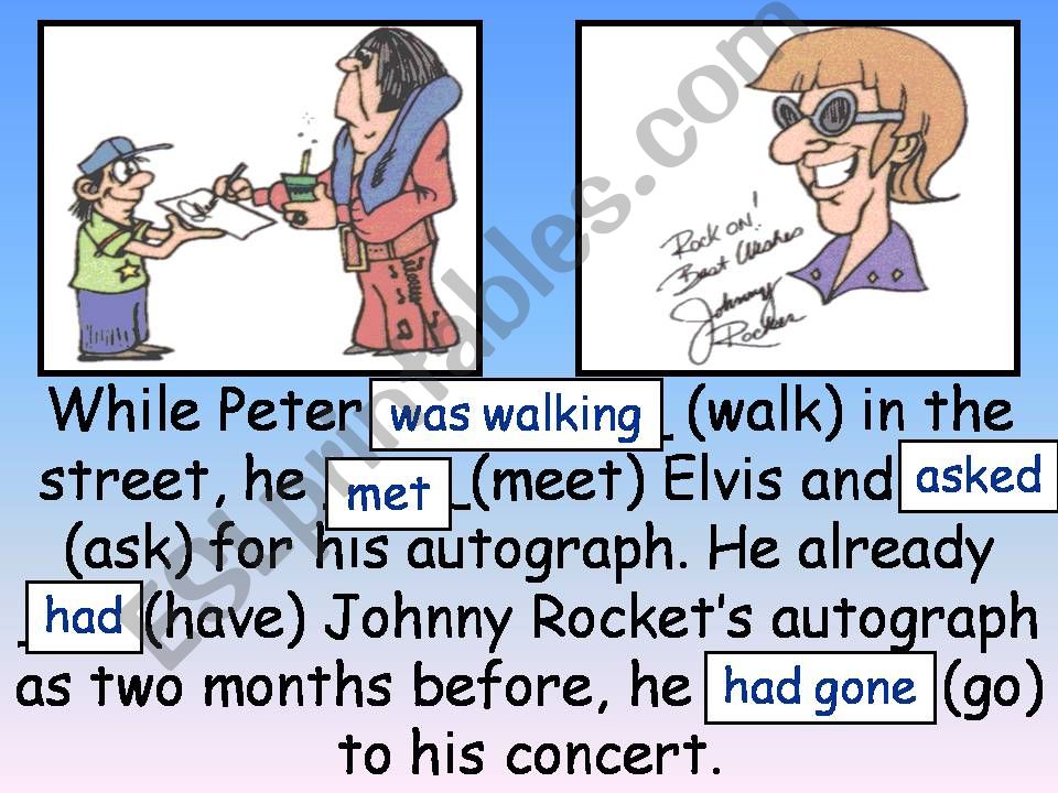 Narrative Tenses powerpoint