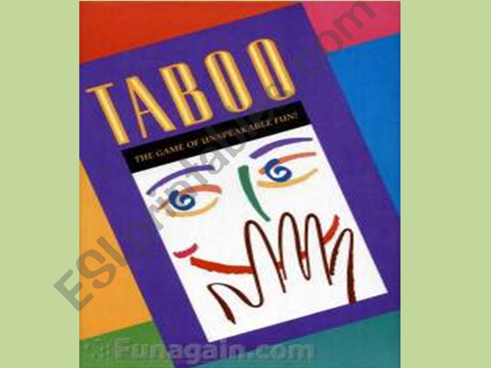 taboo  powerpoint