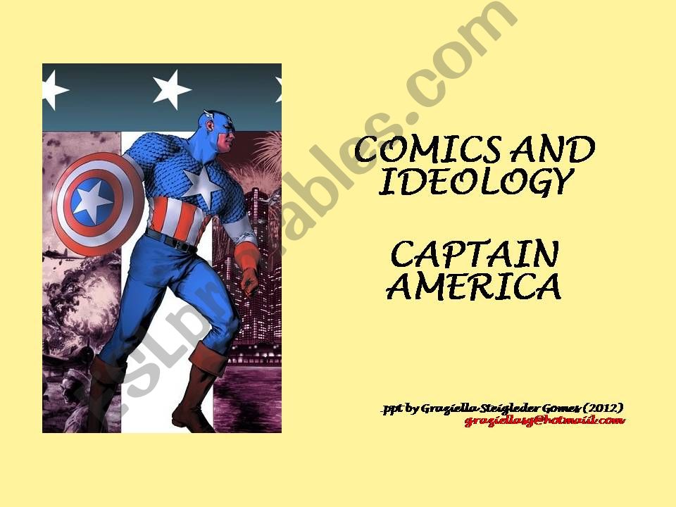 Comics and Ideology - Captain America