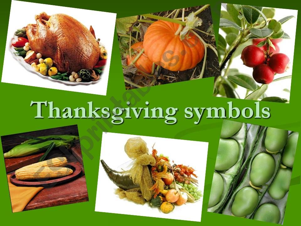 Thanksgiving symbols powerpoint