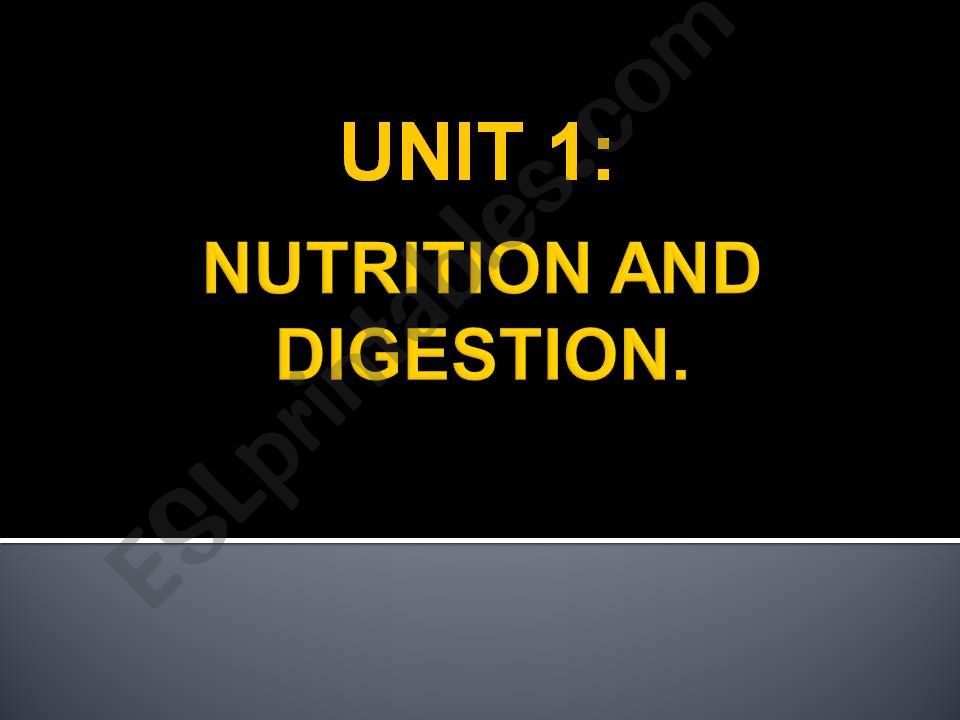 NUTRITION AND THE ORGAN SYSTEMS