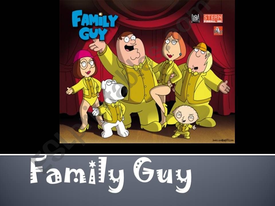 FAMILY GUY  TREE powerpoint