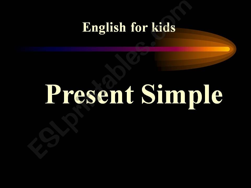 Test on Present Simple powerpoint
