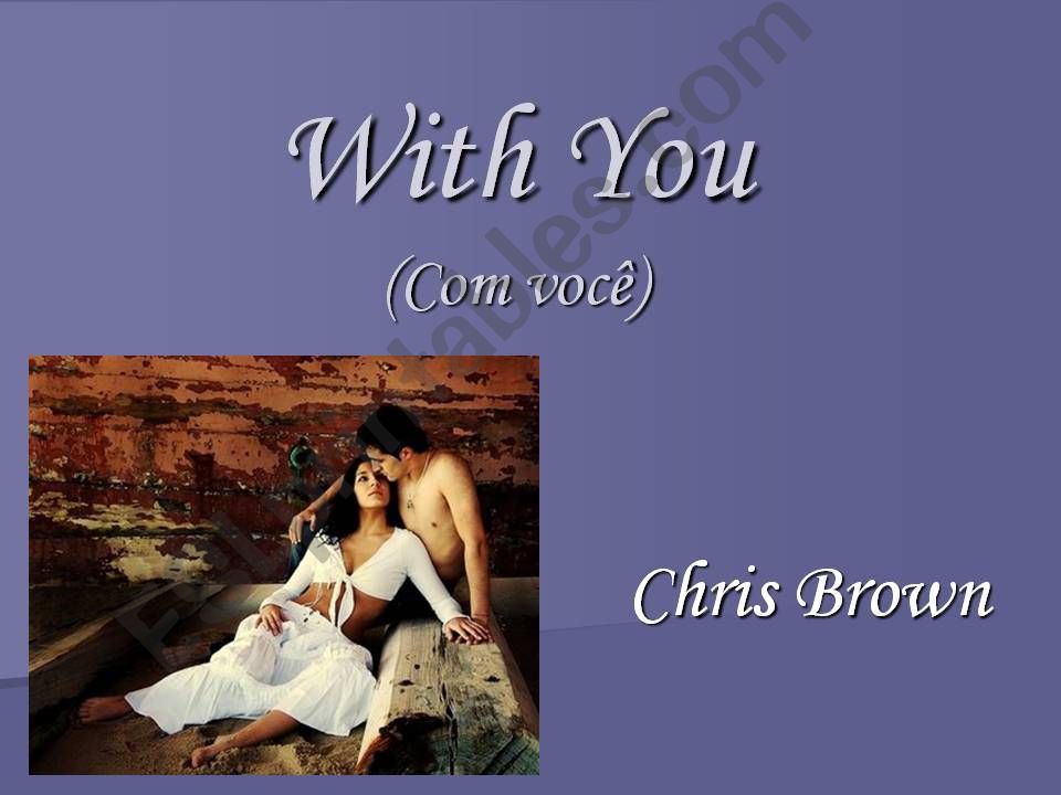 with you - song powerpoint