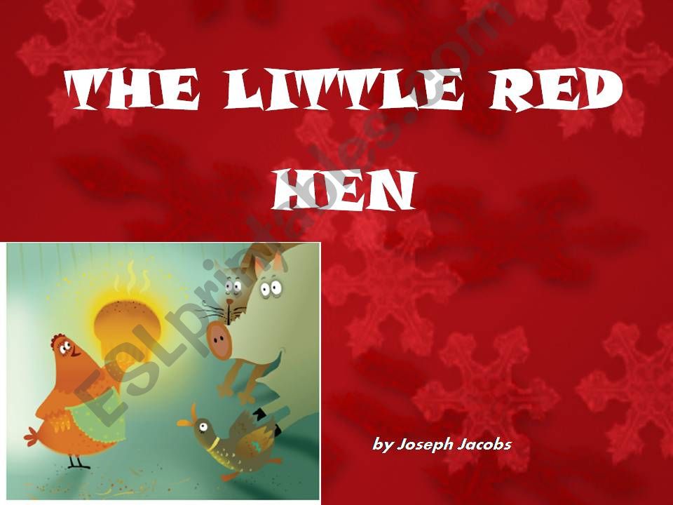 The Little Red Hen powerpoint