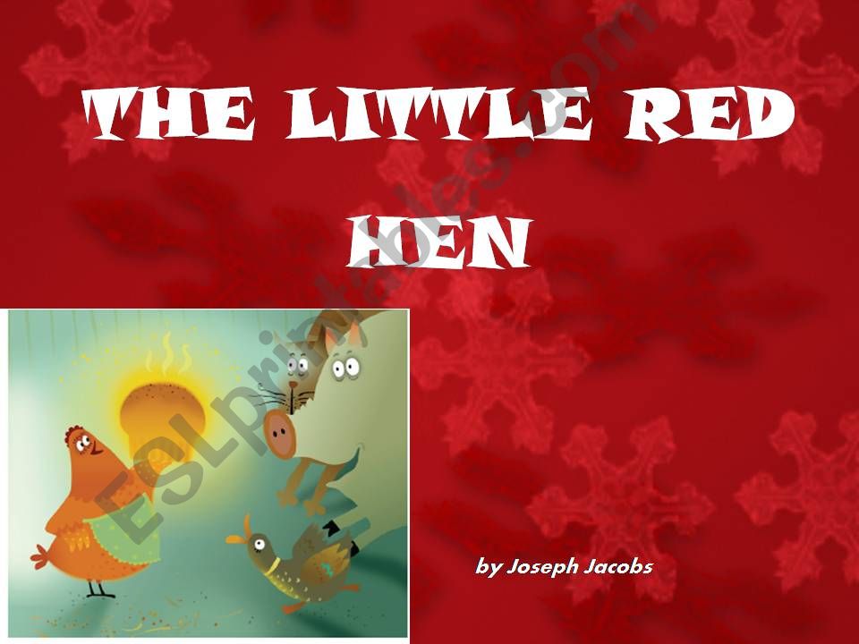 The Little Red Hen2 powerpoint