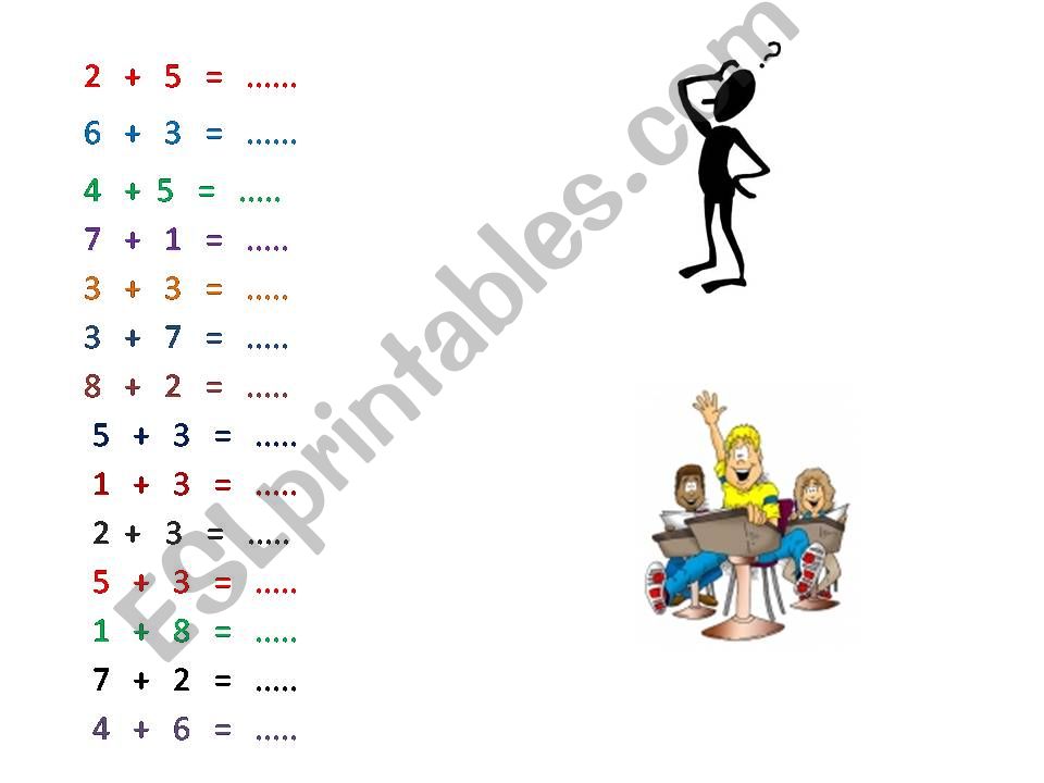 Numbers -  addition powerpoint