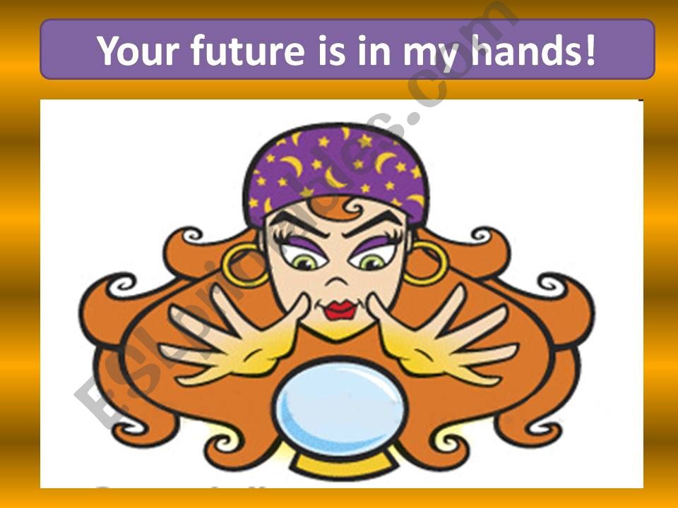 Your future is in my hands! powerpoint