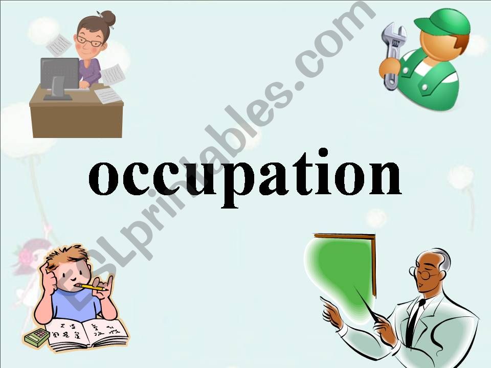 PowerPoint: occupations powerpoint