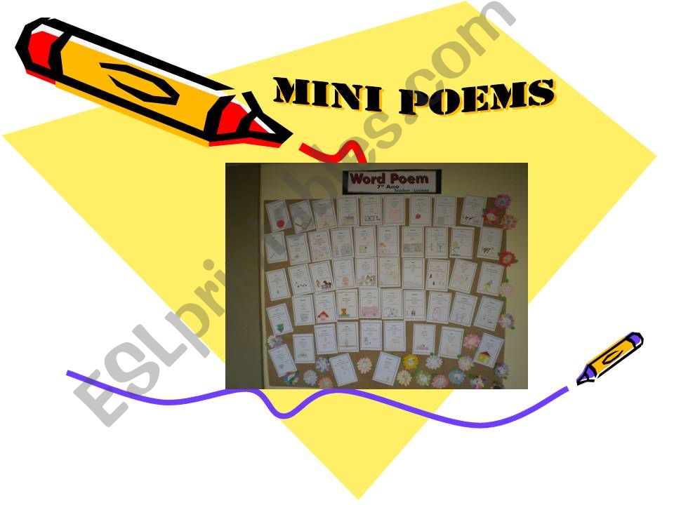 Mini Poem powerpoint