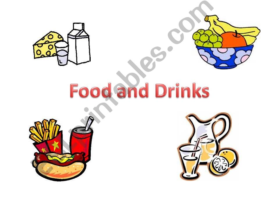 Food and drinks powerpoint