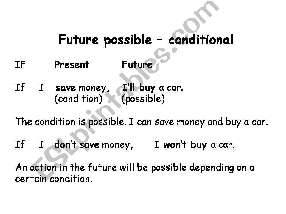 second conditional powerpoint