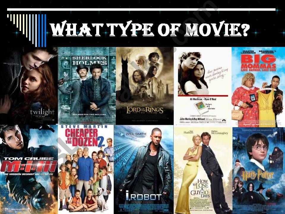 Movie types powerpoint