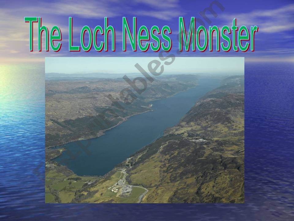 Loch Ness Monster powerpoint