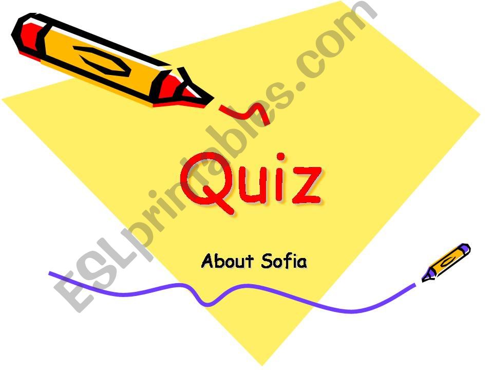 SOFIA-Quiz powerpoint
