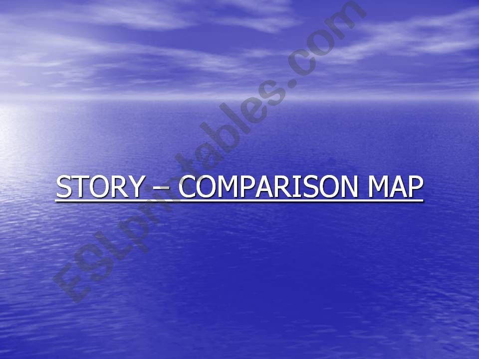 reading strategy story-comparison map