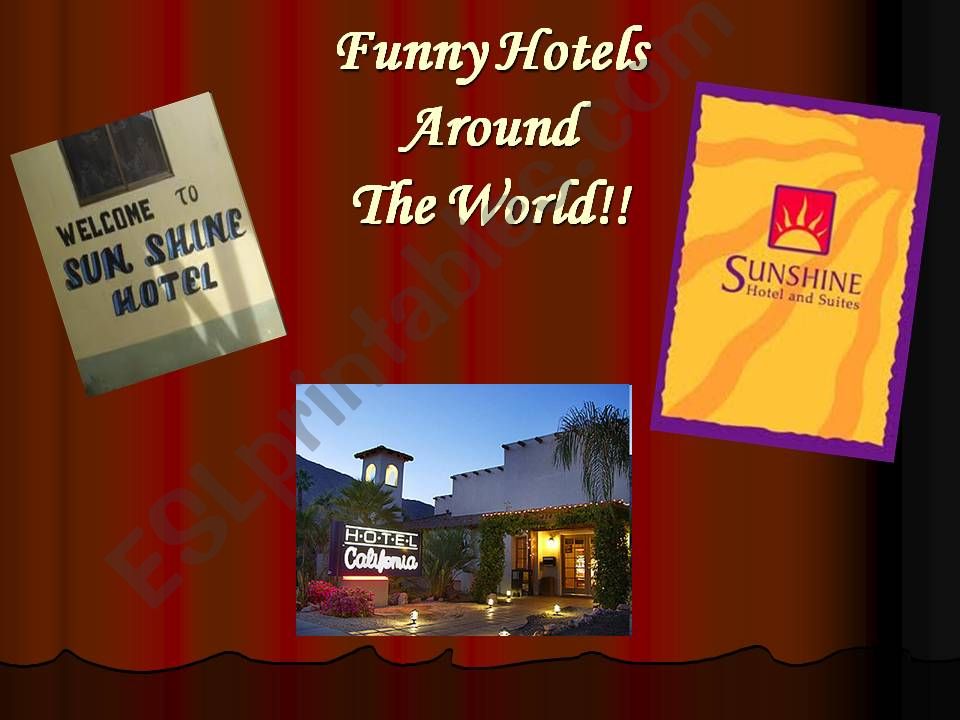 Funny Hotels Around The World powerpoint
