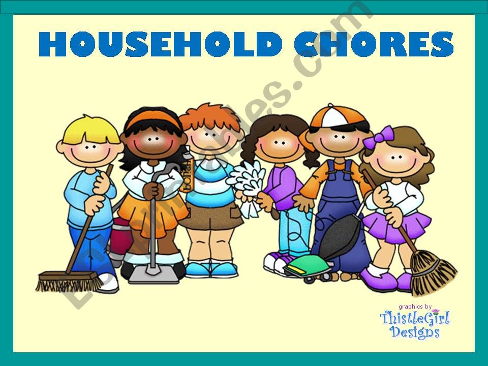 HOUSEHOLD CHORES powerpoint