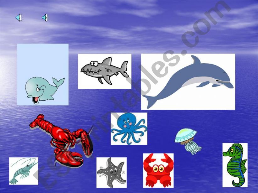 animals (sea) With sounds powerpoint