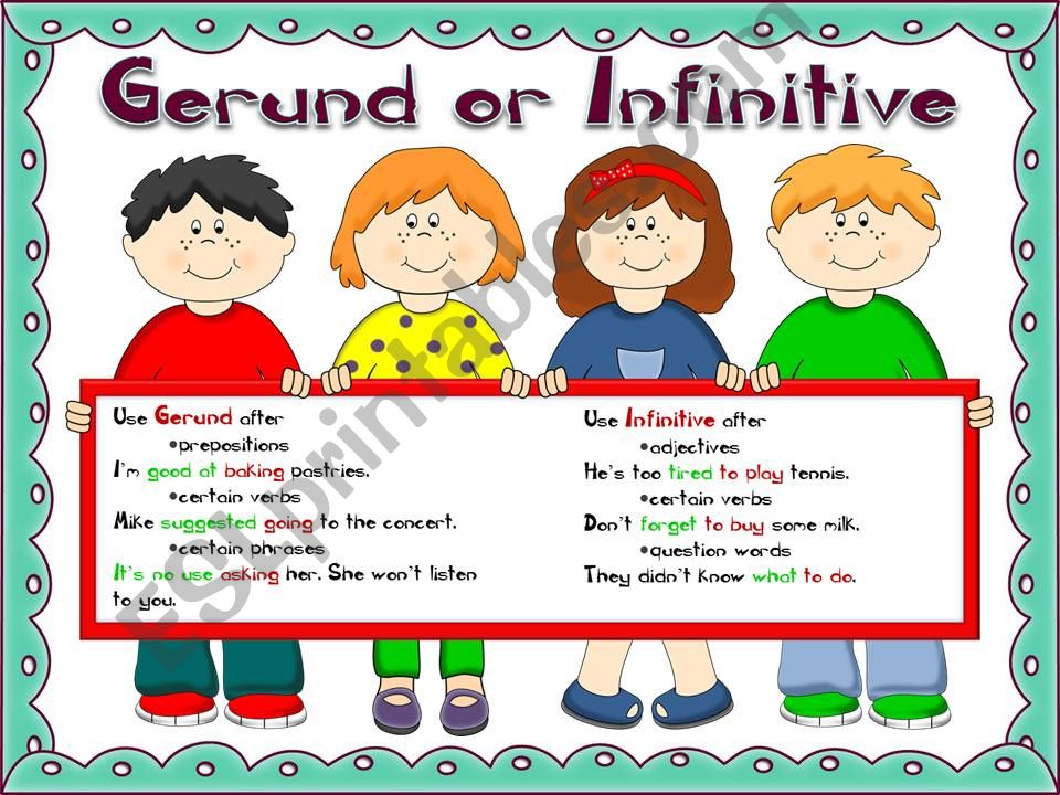 Gerund or Infinitive *GAME* powerpoint