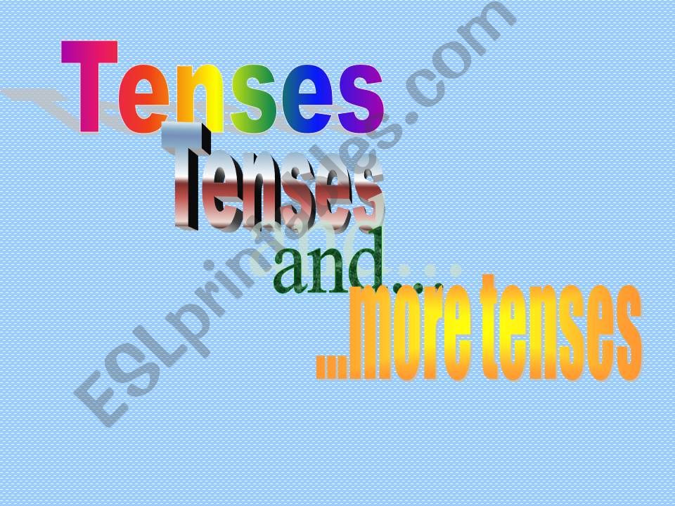 tenses powerpoint