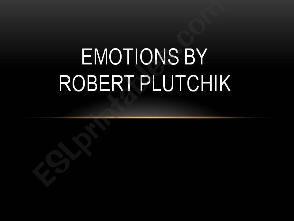 Emotions powerpoint