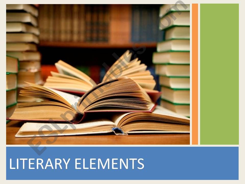 Literary Elements powerpoint