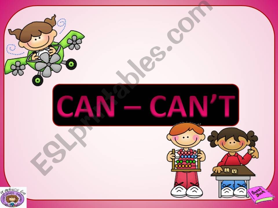 CAN - CANT game 2 (modals) powerpoint