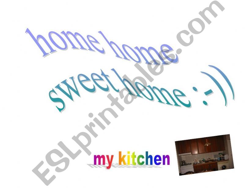 my kitchen vocab powerpoint powerpoint