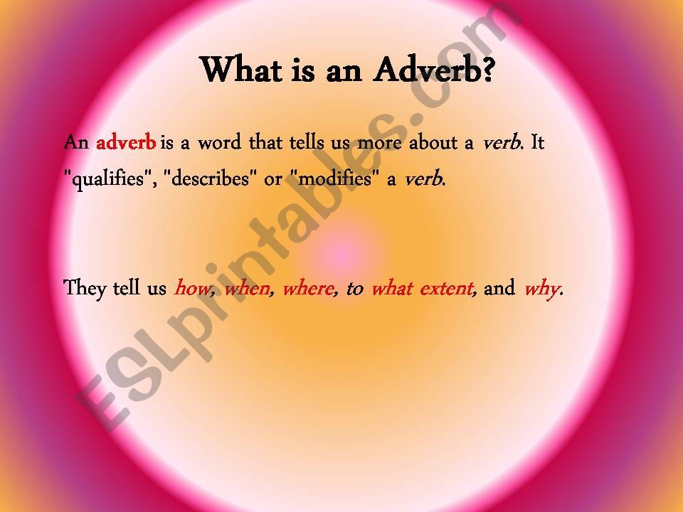 ADVERBS powerpoint