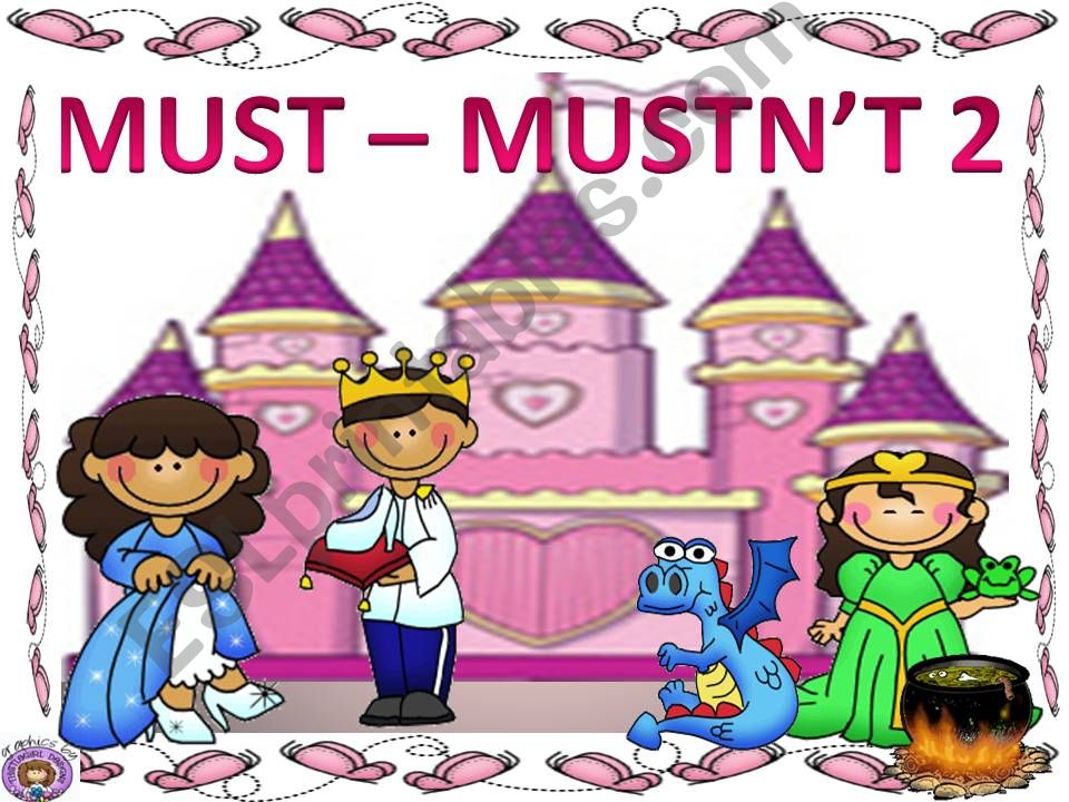 MUST-MUSTNT game (modals 1st part)