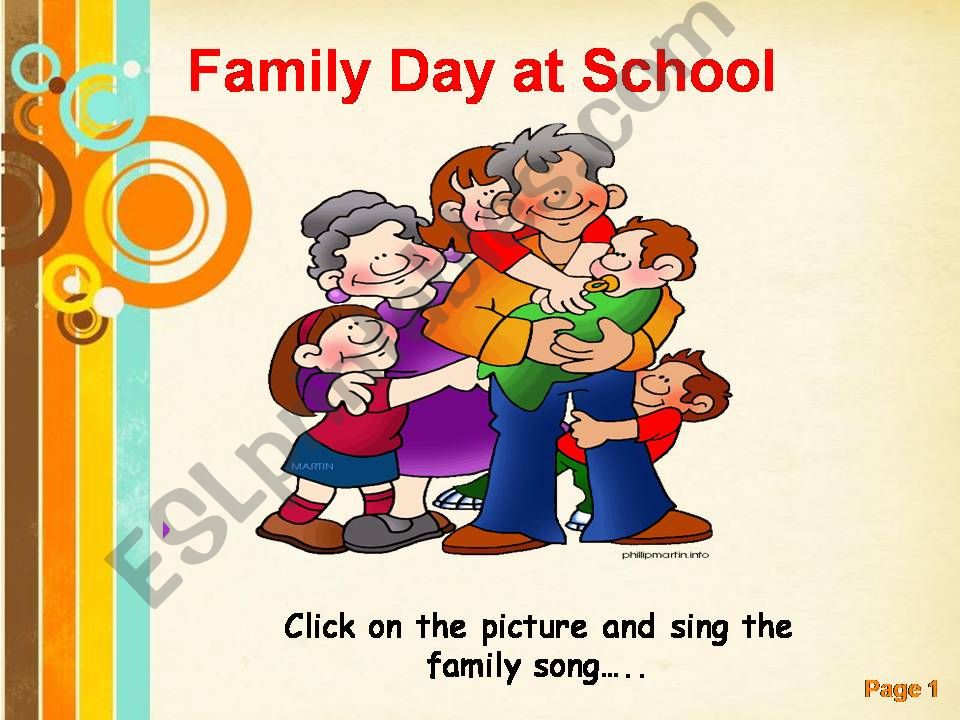 family day at school  powerpoint