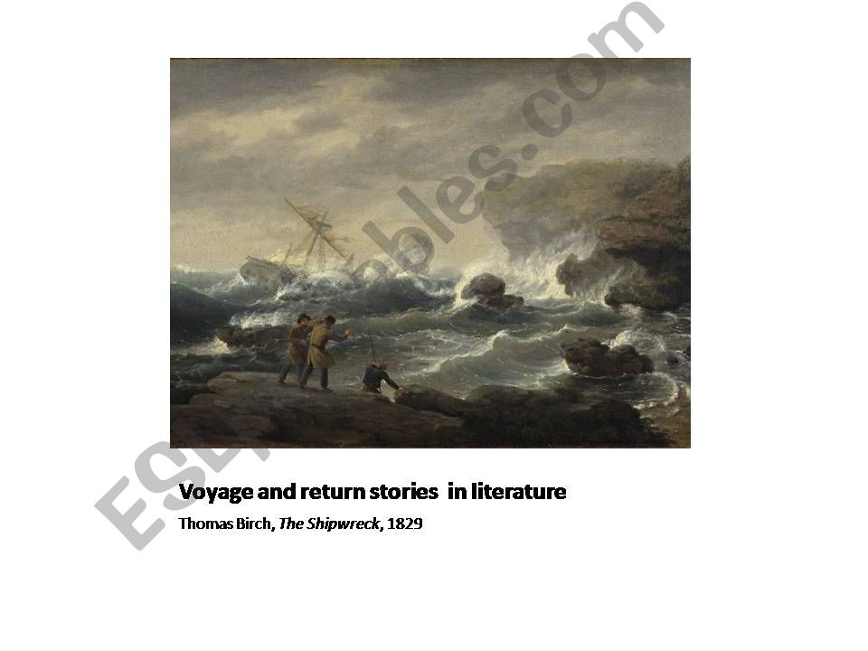 voyage and return stories in English  literature