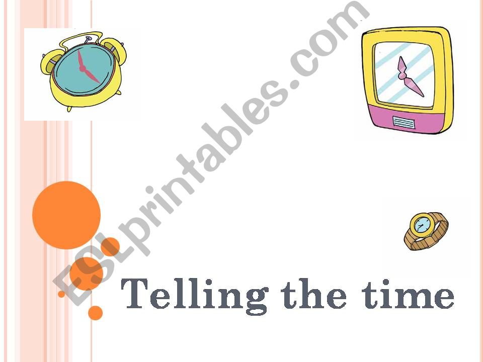 Telling Time powerpoint