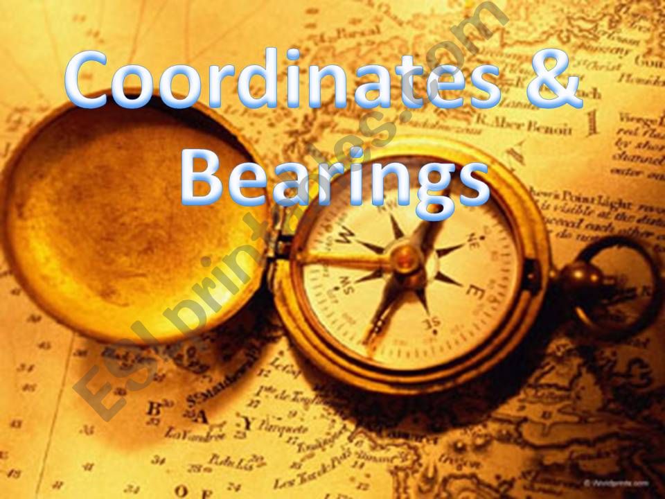 Coordinates and Bearings powerpoint