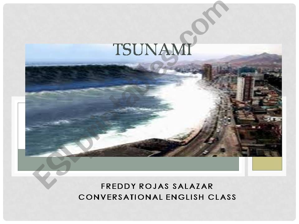 tsunami powerpoint