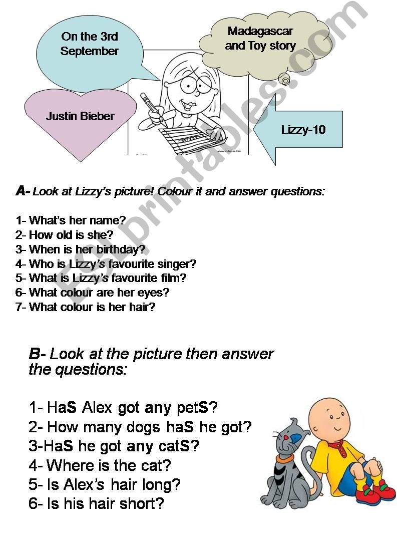Look , answer and colour! powerpoint