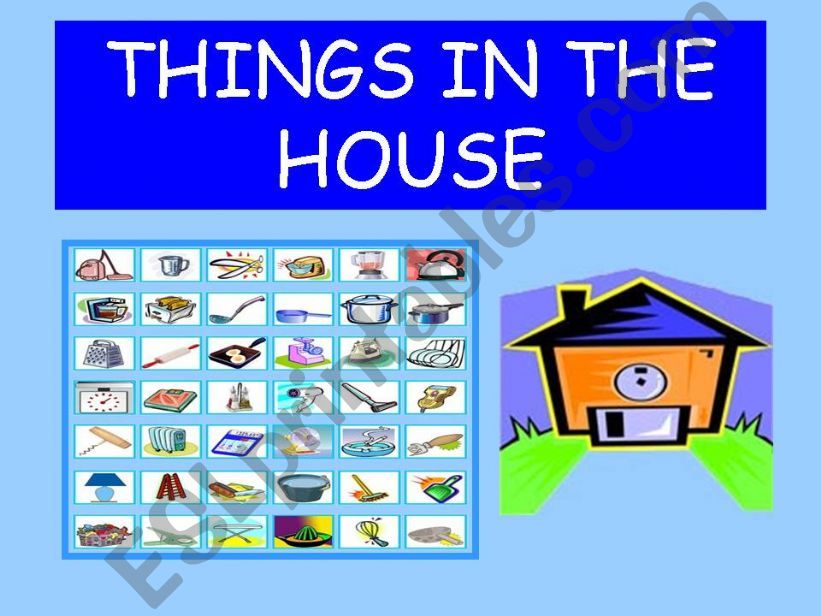 THINGS IN THE HOUSE powerpoint