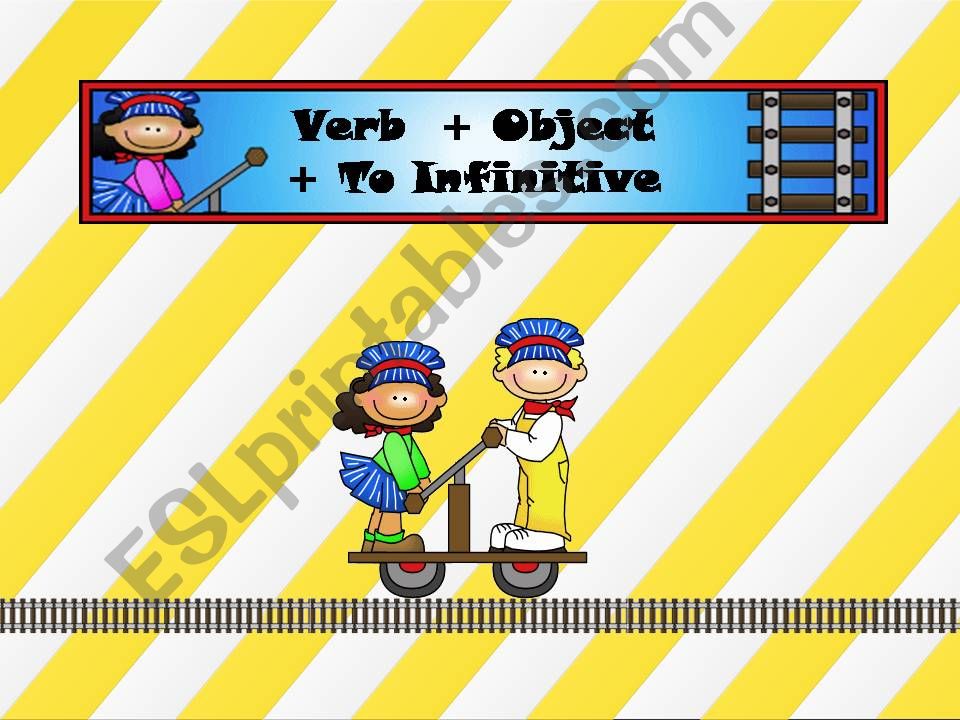 verb+object+to infinitive (part 1)