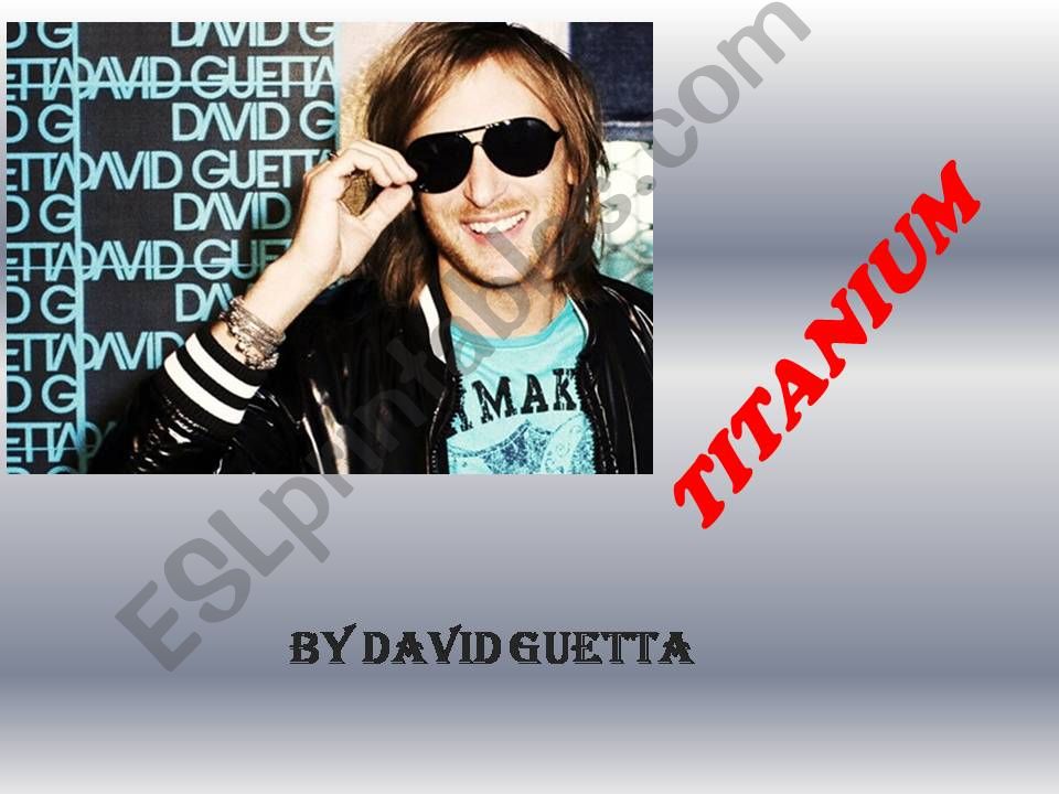 David Guetta - Titanium song !!!!