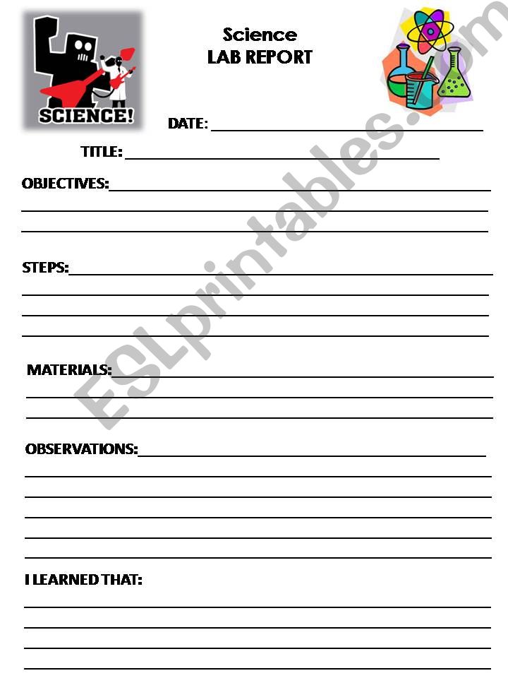 Science Lab Report powerpoint