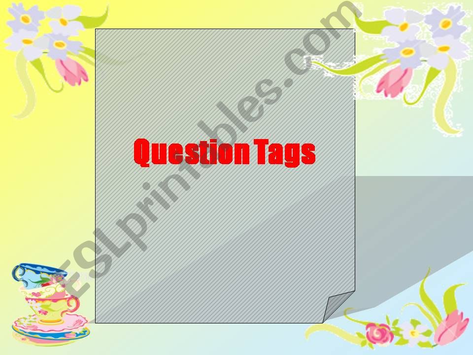 Question Tags powerpoint