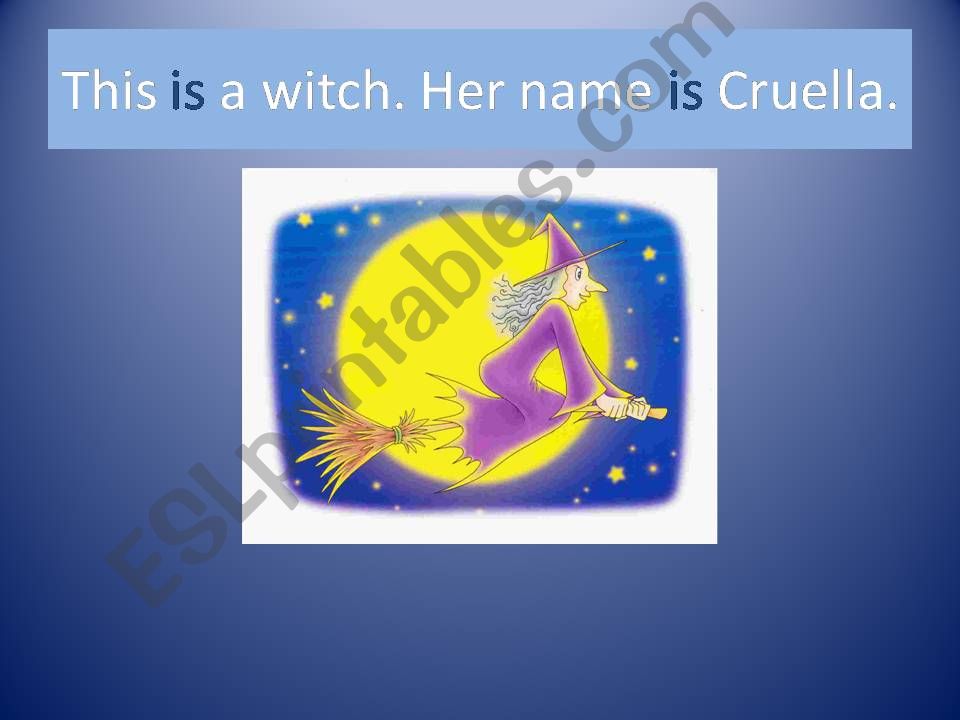 Cruellas spell (Complete with pictures)