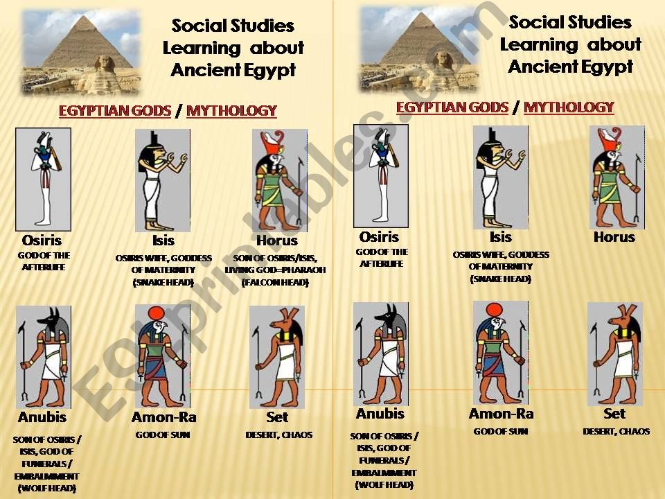 Gods of Egypt powerpoint